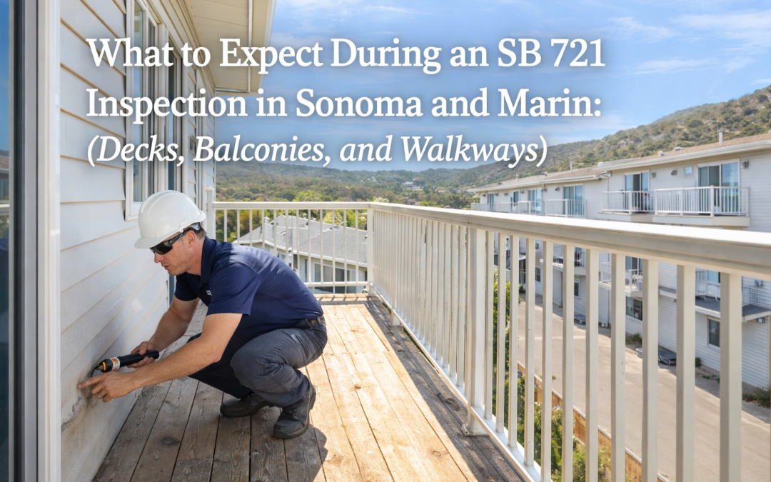 What to Expect During an SB 721 Inspection in Sonoma and Marin (Decks, Balconies, and Walkways)